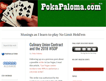 Tablet Screenshot of pokapaloma.com